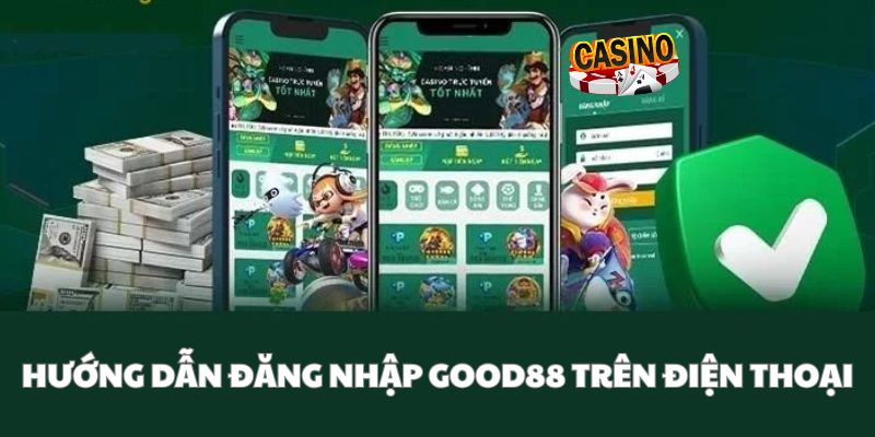 Hướng dẫn 4 bước đăng nhập trên app điện thoại